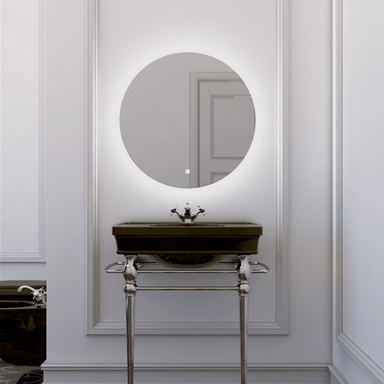 Specchio Retroilluminazione Led Accensione Touch Cm 70X90: scopri di più su  idee arredo bagno, lavatoio moderno sospeso e bagno hermitage »